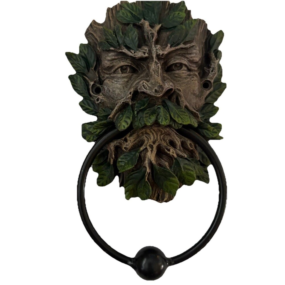 Green Man Door Knocker Pacific Giftware “Whispering Spirits Forest” Gothic Pagan